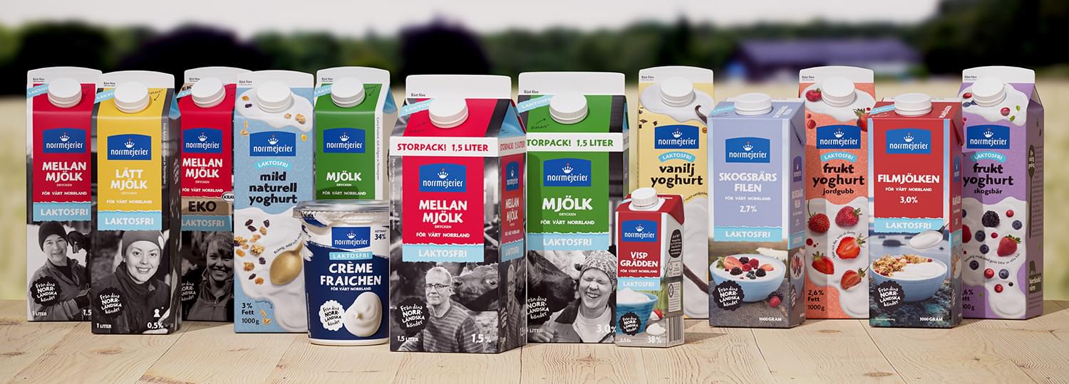 Laktosfria produkter från Norrmejerier