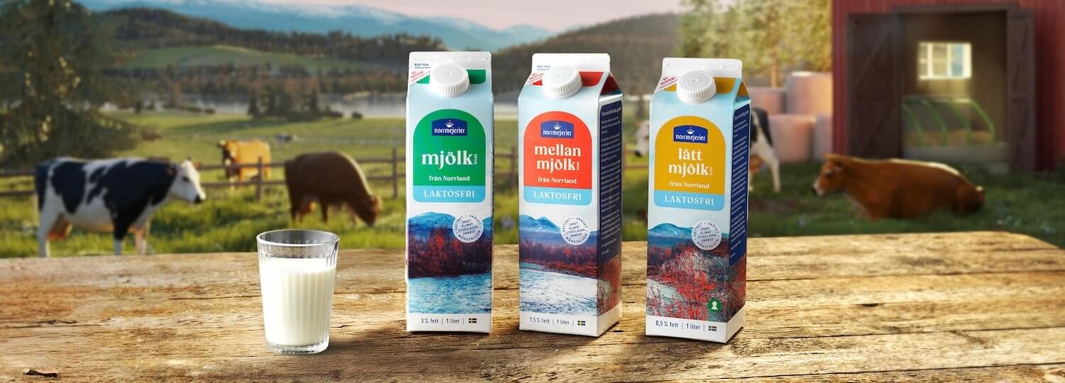 Laktosfria produkter från Norrmejerier
