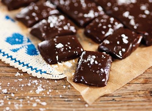 Chokladkola med havssalt