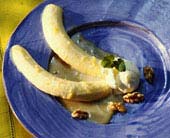 Bananer i ingefärssås