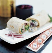 Kalla vego-wraps med thaismak