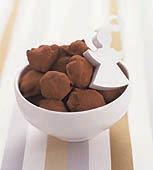 Chokladtryfflar med lingonsmak