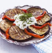 Auberginesallad med mynta