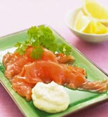 Gravad lax med senapsfraiche