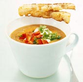 Currydoftande linssoppa
