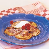 Amerikanska hallonpannkakor