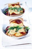 Gratinerade lasagneplattor med köttfärs