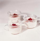 Smal lingonpannacotta