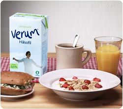 Sportfrukost med Verum Hälsofil