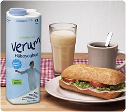 Smoothiefrukost med Verum Hälsoyoghurt