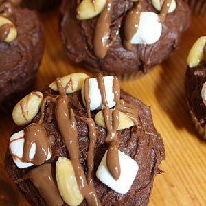 Rocky Road-cupcakes