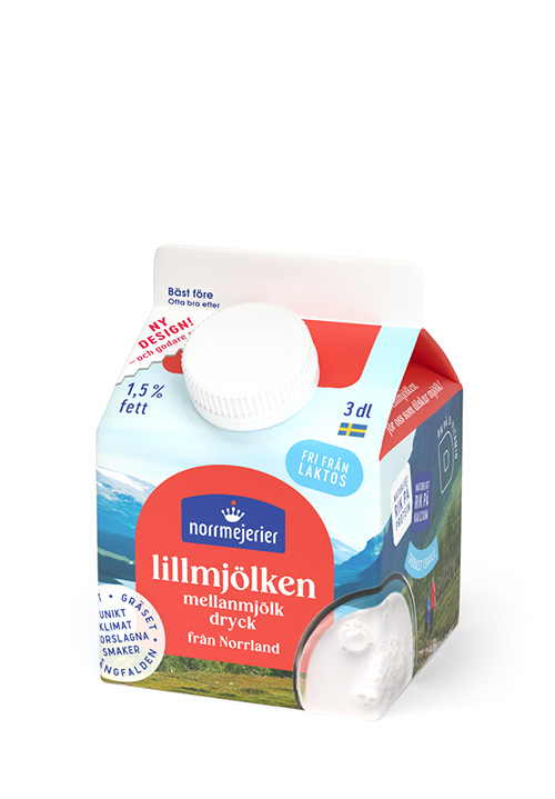 Mellanmjölk 1,5% laktosfri 3dl