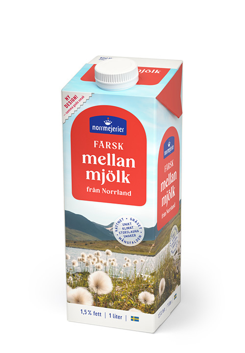 Mellanmjölken 1,5% 1 liter