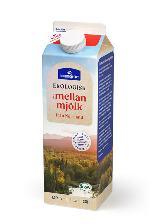 Mellanmjölken Eko 1,5% KRAV 1 liter