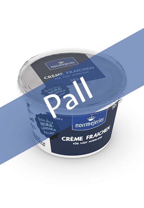 Crème Fraichen 34% 200g SRS-pall (576 st)