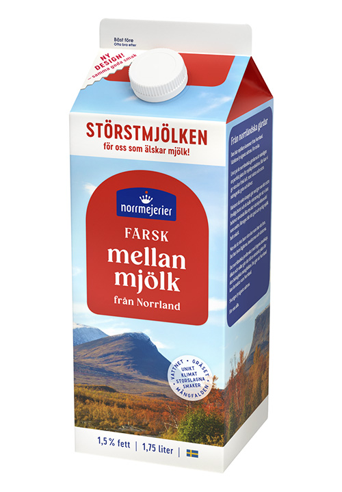 Mellanmjölken 1,5% 1,75 liter