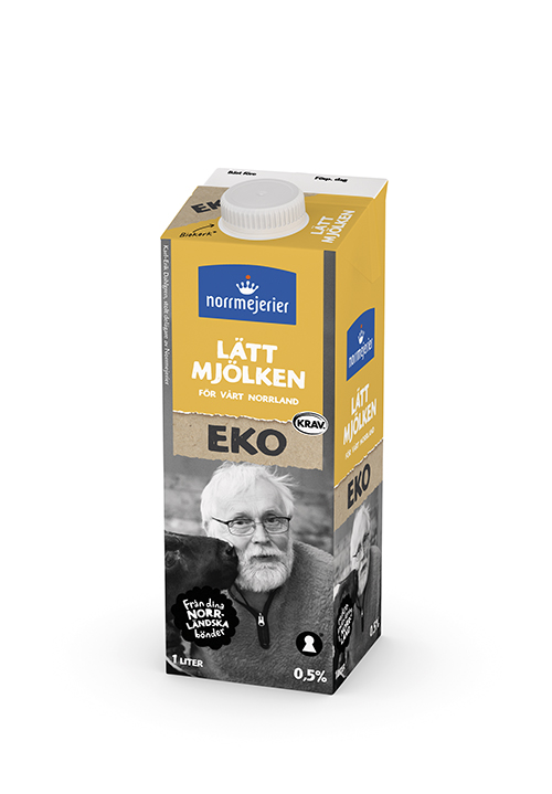 Lättmjölken Eko 0,5% KRAV 1 liter