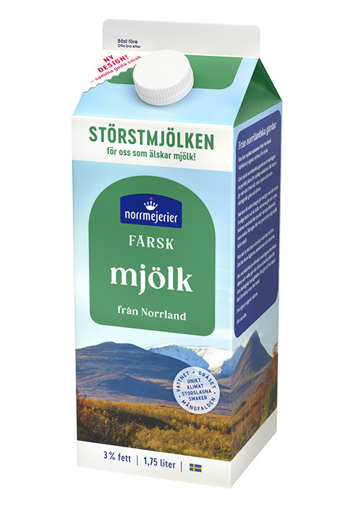 Mjölken 3% 1,75Lx6