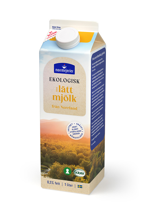 Lättmjölken Eko 0,5% KRAV 1 liter