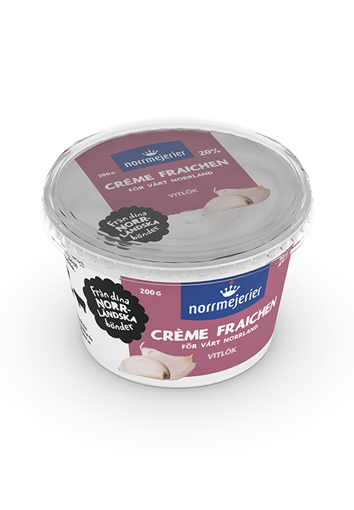 laktosfri creme fraiche med smak laktosfri creme fraiche med smak