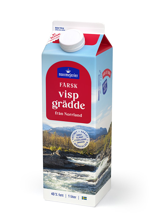 Vispgrädde 40% 1 liter