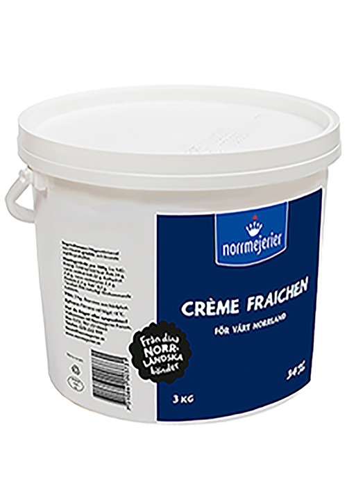 Crème Fraichen 34% 3kg hink