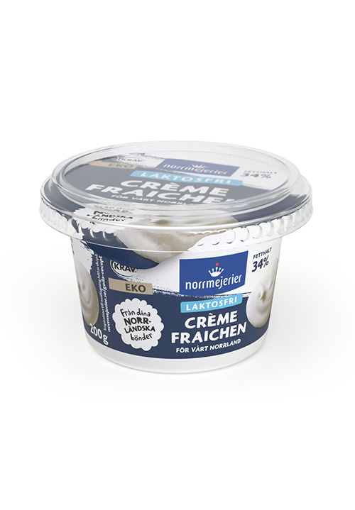 Crème Fraichen Eko 34% Laktosfri KRAV 200g