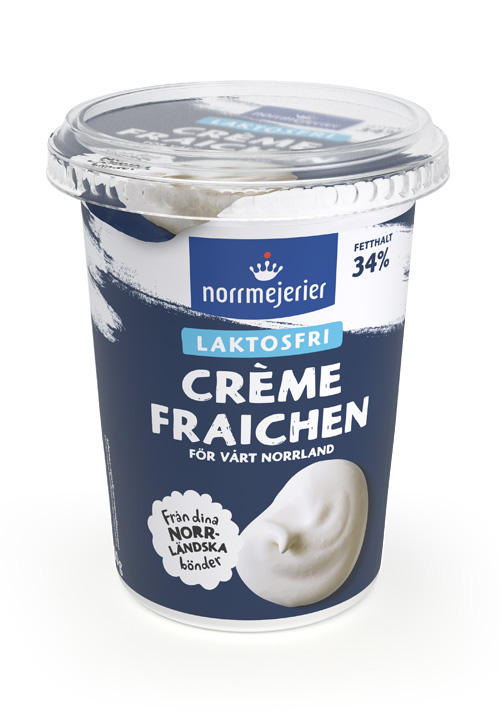 Laktosfri Crème Fraiche 34%, 500g