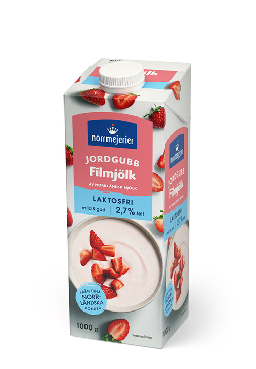 Jordgubbsfilen 2,7% Laktosfri 1000g