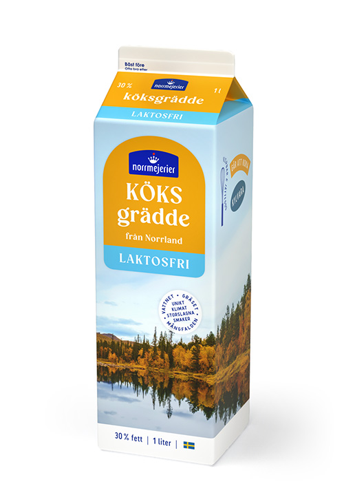 Köksgrädde Laktosfri 30% 1 liter