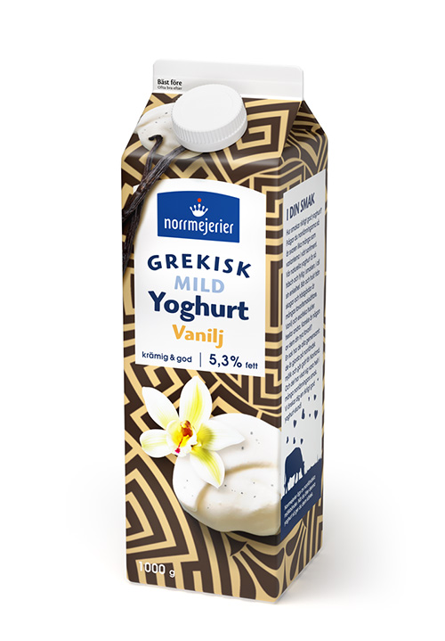 Grekisk Mild yoghurt 5,3% Vanilj