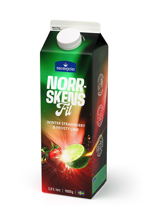 Norrskensfil 3,6% Winter Strawberry & Frosty Lime