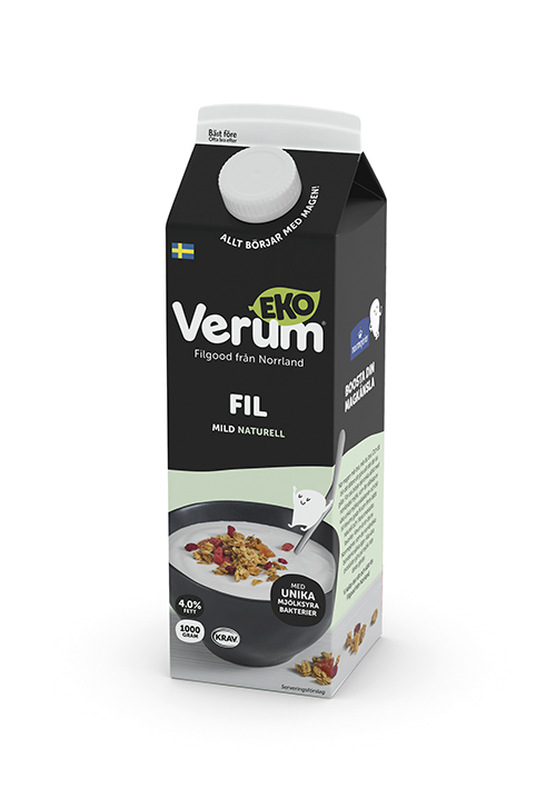 Verum® Fil 4% Naturell Ekologisk KRAV 1000g