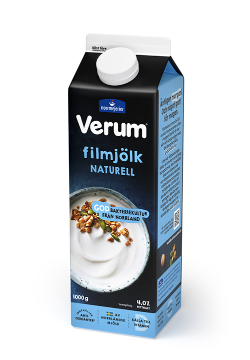 Verum® filmjölk 4% Naturell 1000g