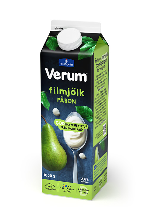 Verum® Filmjölk 3,6% Päron 1000gx6