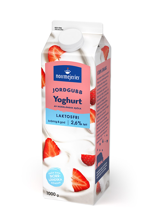 Fruktyoghurt 2,6% Laktosfri Jordgubb
