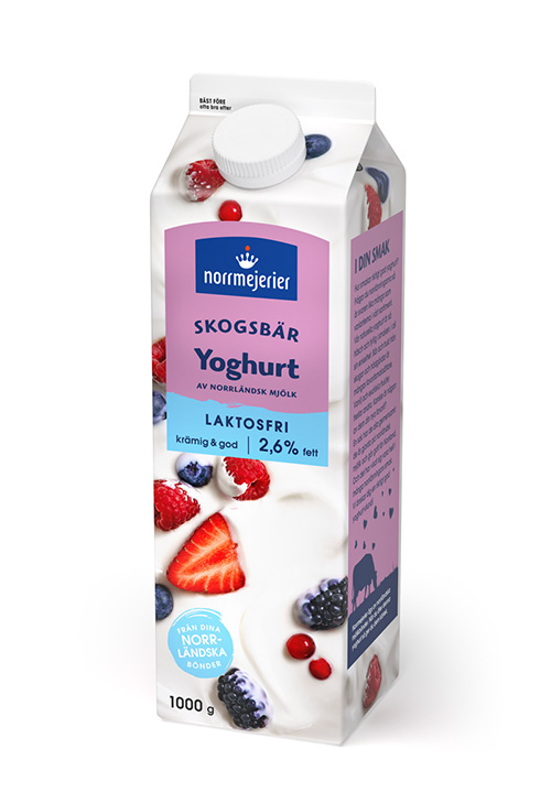 Fruktyoghurt 2,6% Laktosfri Skogsbär
