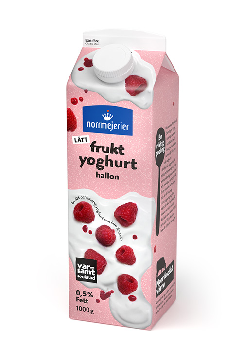 Lätt Fruktyoghurt 0,5% Hallon