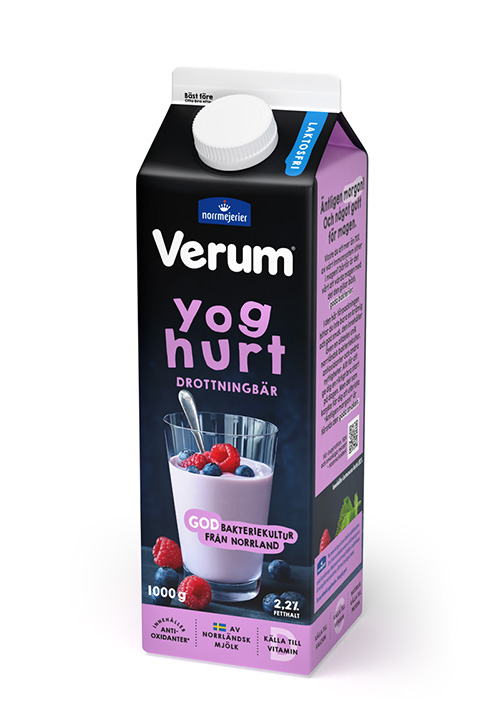 Verum® Yoghurt 2,2% Laktosfri Drottningbär