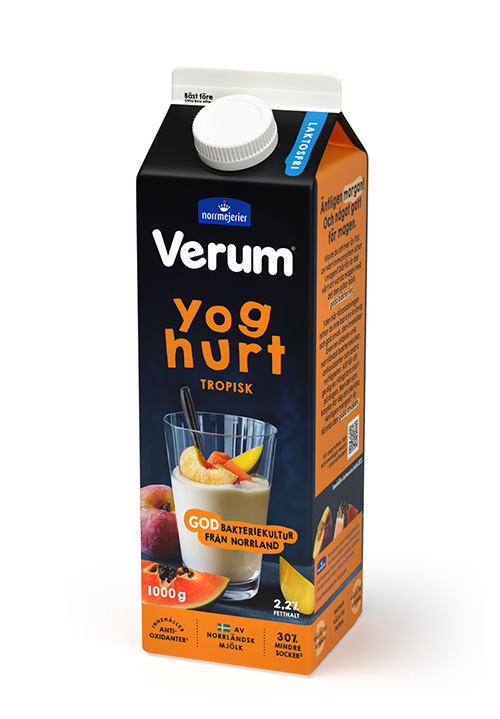 Verum® Yoghurt 2,2% Laktosfri Tropisk