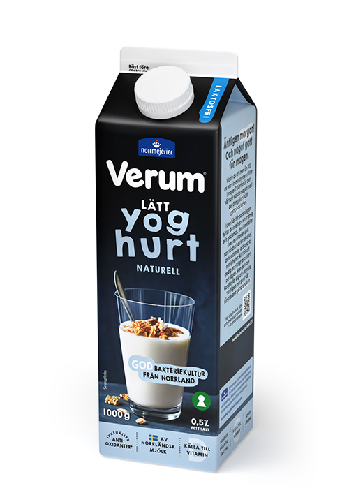 Verum Lätt yoghurt 0,5% Laktosfri Naturell