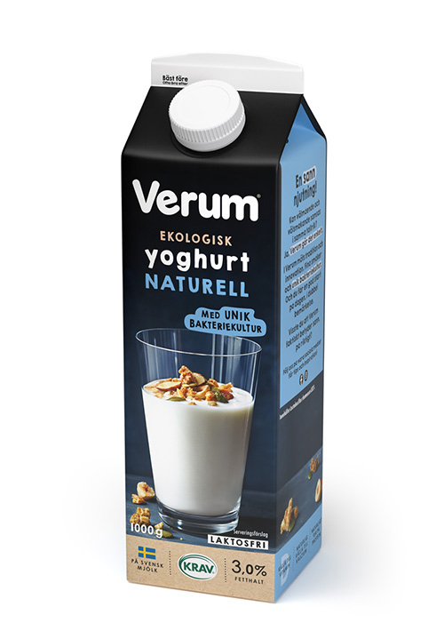 Verum® Yoghurt 3% Laktosfri Ekologisk Naturell KRAV