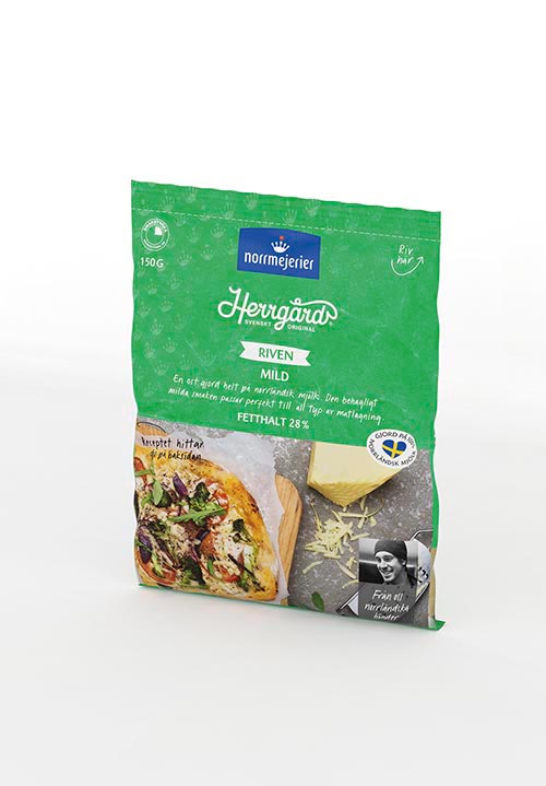 Herrgård® 28% mild riven 150g