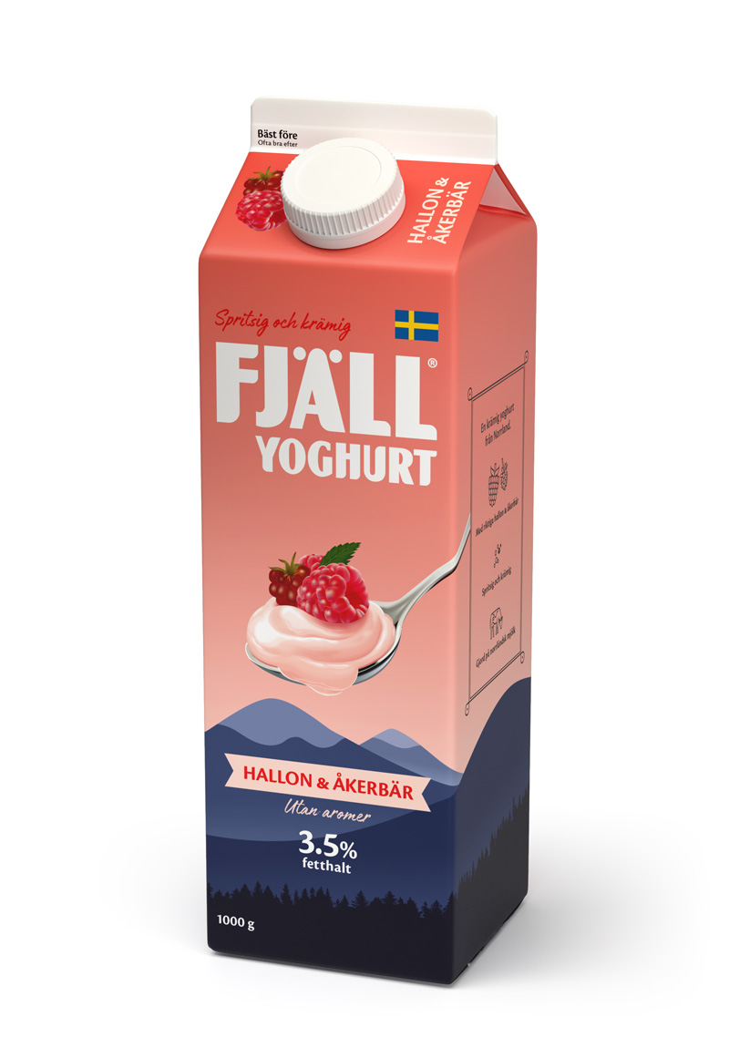 Fjällyoghurt Hallon/Åkerbär