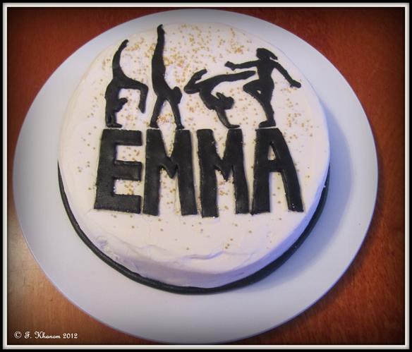 Emma's gymnastik tårta!