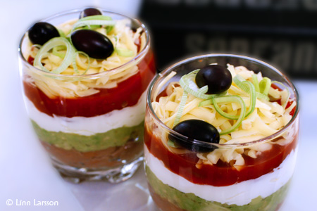 Seven layer dip